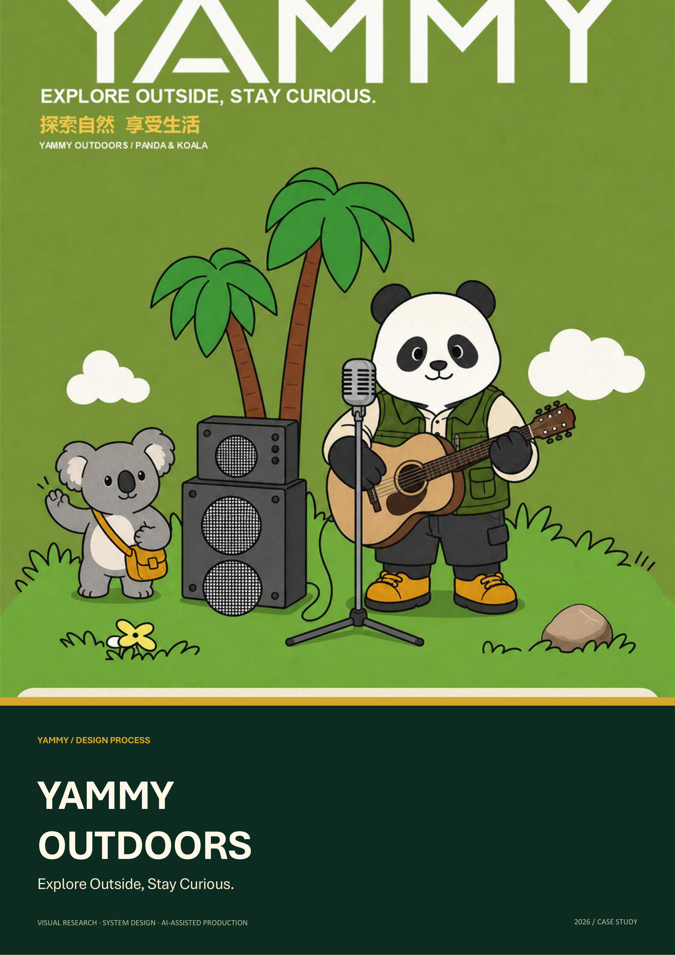 YAMMY OUTDOORS 设计说明封面